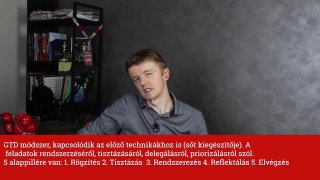 Produktivitási technikák és munkanap szervezés