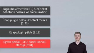 Régebbi videóanyag  WordPress pluginok, bővítmények, kiegészítők