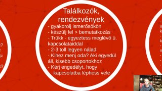 Mit csinálj találkozókon, rendezvényeken?