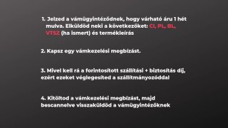 2. Modul - 20. rész -  Érkeztetés, Vámügyintézés